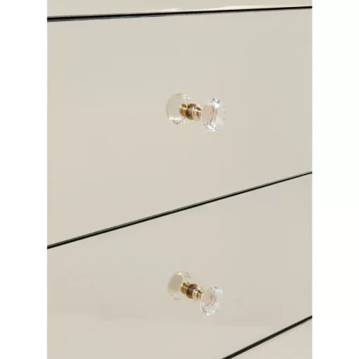 KARE Design Kommoden & Sideboards-Hochkommode Luxury Champagne 5 Schube