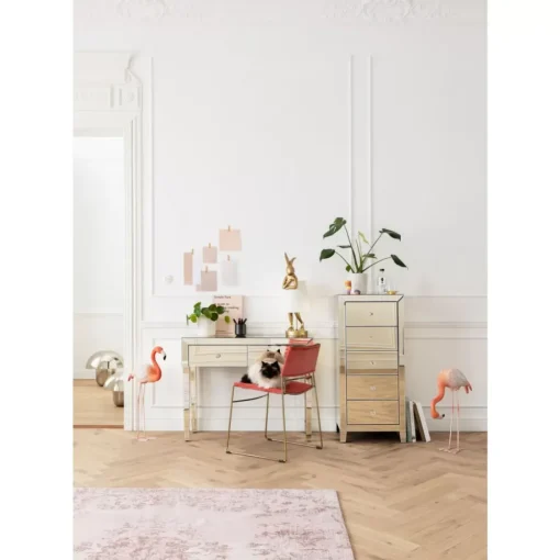 KARE Design Kommoden & Sideboards-Hochkommode Luxury Champagne 5 Schube