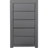 KARE Design Kommoden & Sideboards-Hochkommode Luxury Push 5 Schube Grau