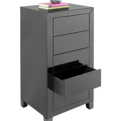 KARE Design Kommoden & Sideboards-Hochkommode Luxury Push 5 Schube Grau