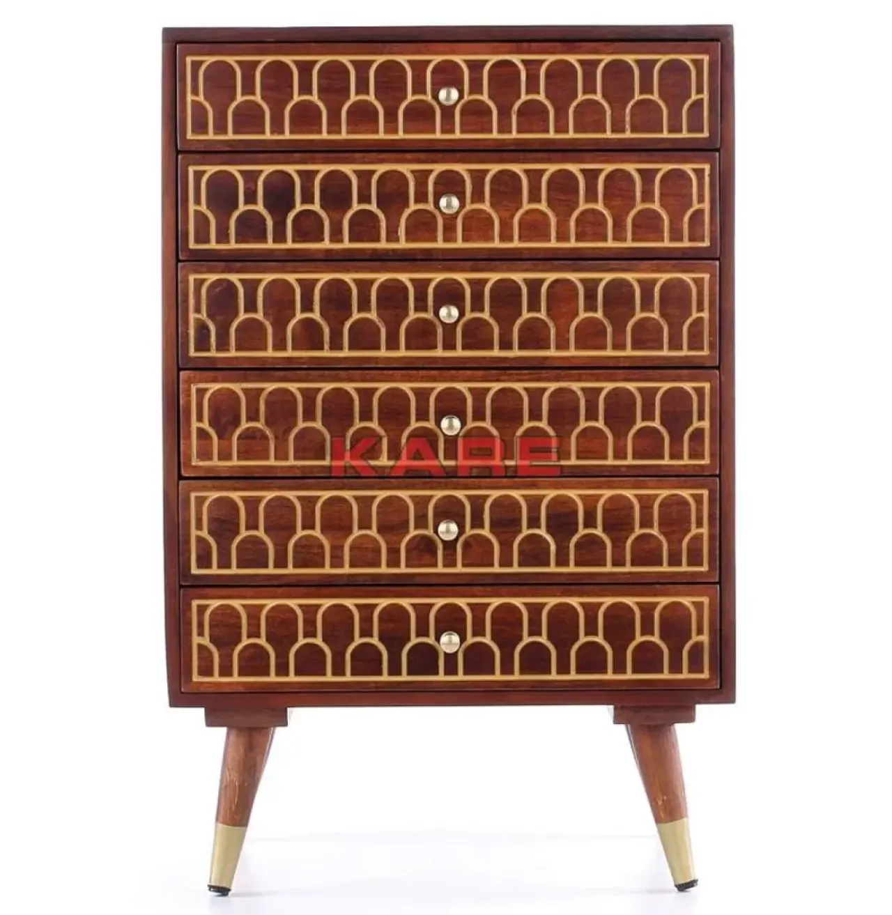 KARE Design Kommoden & Sideboards-Hochkommode Muskat 6 Schube