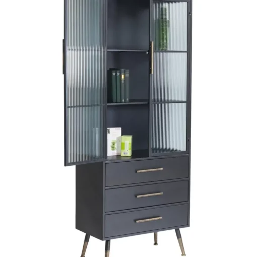 KARE Design Regale-Hochschrank La Gomera 2 Turen 3 Schube