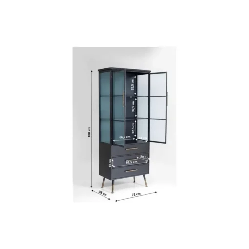 KARE Design Regale-Hochschrank La Gomera 2 Turen 3 Schube