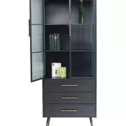 KARE Design Regale-Hochschrank La Gomera 2 Turen 3 Schube