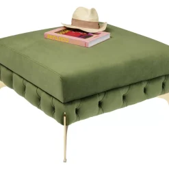 KARE Design Sitzbänke-Hocker Bellissima Velvet Grun 80