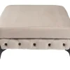 KARE Design Sitzbänke-Hocker Bellissima Velvet Beige 80Cm