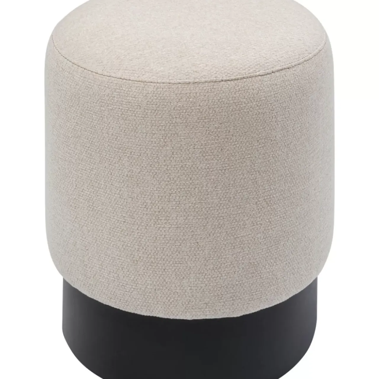 KARE Design Sitzbänke-Hocker Cherry Creme Black O36Cm