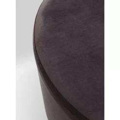 KARE Design Sitzbänke-Hocker Cherry Dunkelgrau Silver O55Cm