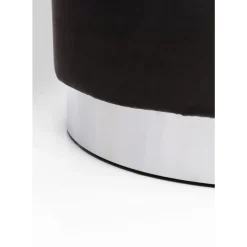 KARE Design Sitzbänke-Hocker Cherry Dunkelgrau Silver O55Cm