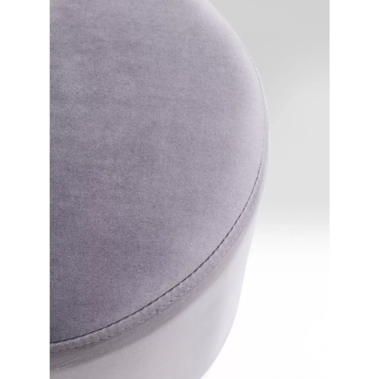 KARE Design Sitzbänke-Hocker Cherry Hellgrau Silver O35Cm