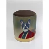 KARE Design Sitzbänke-Hocker Cherry Mr. Dog Brass O32Cm