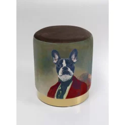 KARE Design Sitzbänke-Hocker Cherry Mr. Dog Brass O32Cm