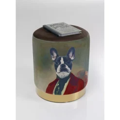 KARE Design Sitzbänke-Hocker Cherry Mr. Dog Brass O32Cm