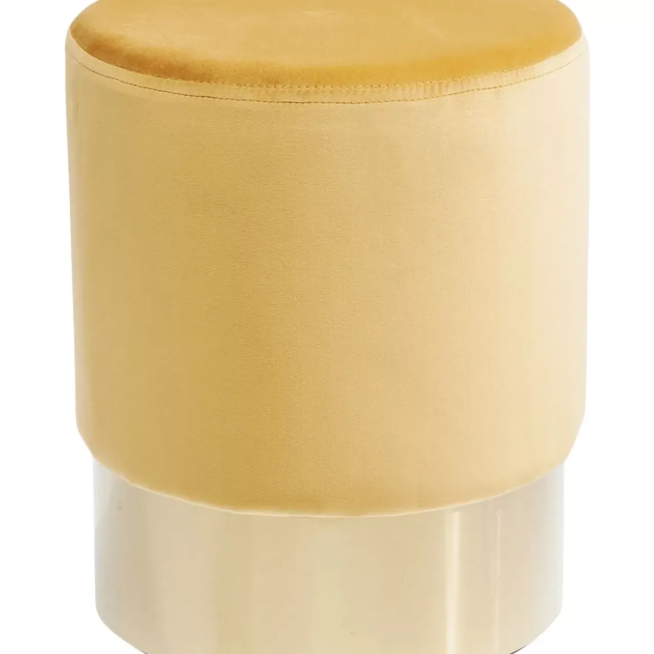 KARE Design Sitzbänke-Hocker Cherry Orange Brass O35Cm