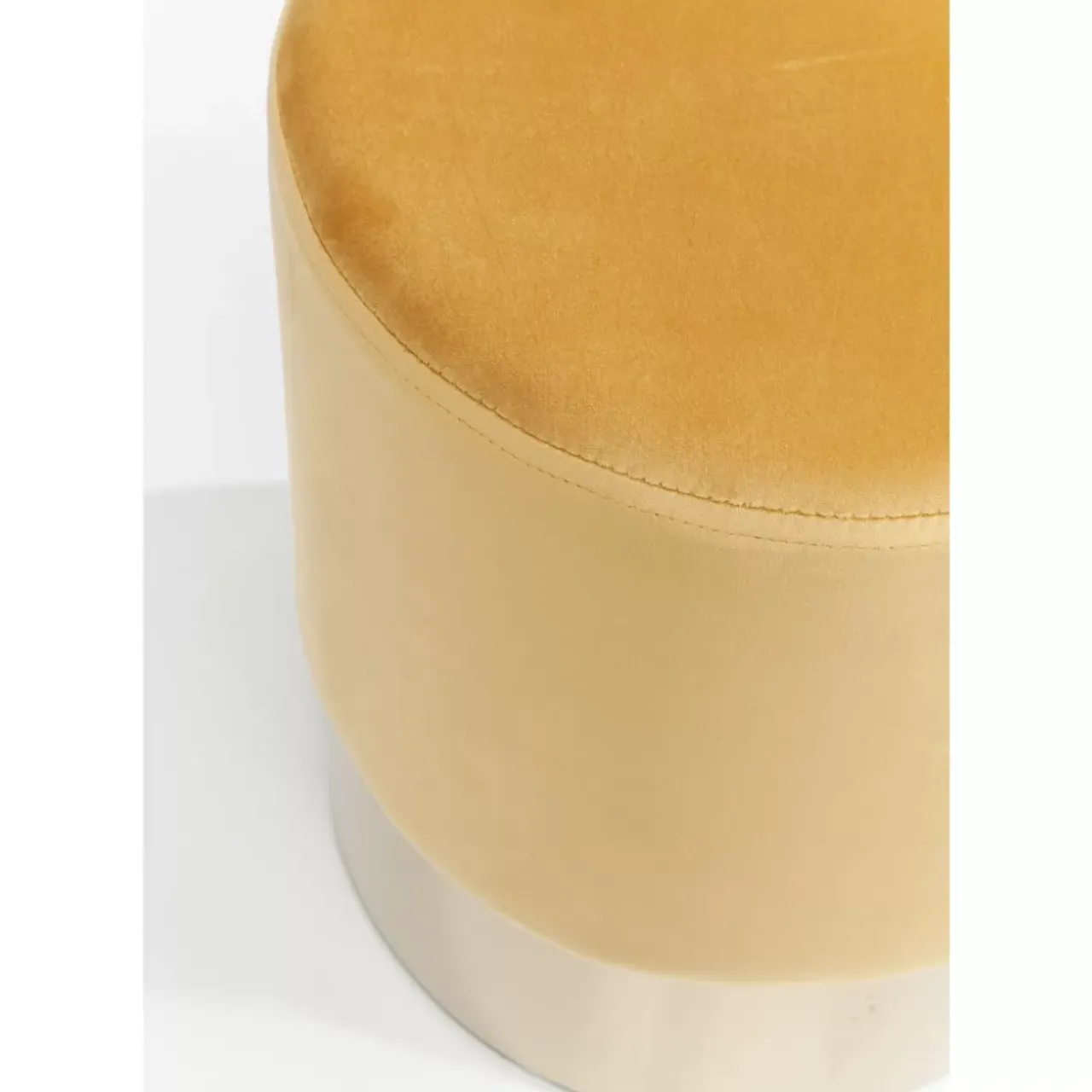 KARE Design Sitzbänke-Hocker Cherry Orange Brass O35Cm