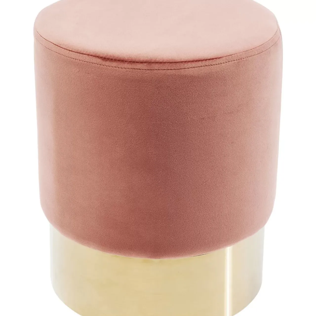 KARE Design Sitzbänke-Hocker Cherry Rose Brass O35Cm