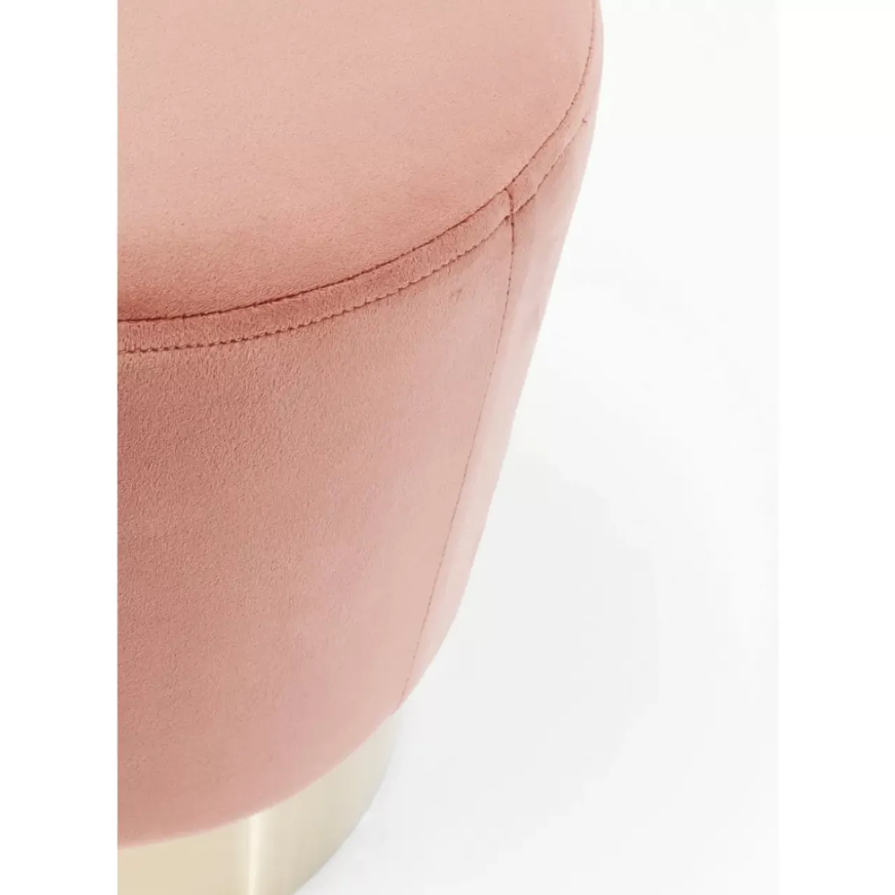 KARE Design Sitzbänke-Hocker Cherry Rose Brass O35Cm