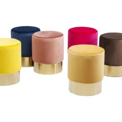 KARE Design Sitzbänke-Hocker Cherry Rose Brass O35Cm