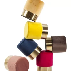 KARE Design Sitzbänke-Hocker Cherry Rose Brass O35Cm