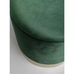 KARE Design Sitzbänke-Hocker Cherry Storage Dunkelgrun Brass (2/Set)