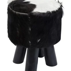 KARE Design Sitzbänke-Hocker Flint Stone Schwarz O35Cm