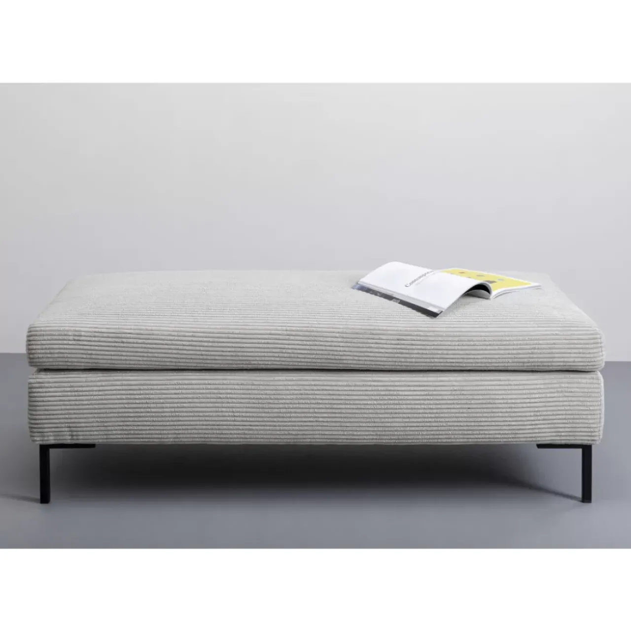 KARE Design Sitzbänke-Hocker Gianni Cord Grau