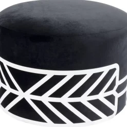 KARE Design Sitzbänke-Hocker Jenna Schwarz O61Cm