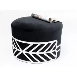 KARE Design Sitzbänke-Hocker Jenna Schwarz O61Cm