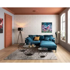 KARE Design Sitzbänke-Hocker Lullaby Petrol