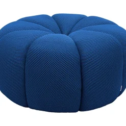 KARE Design Sitzbänke-Hocker Peppo Lounge Blau O80Cm