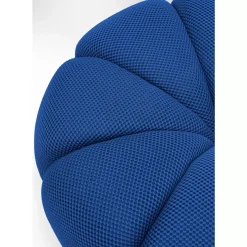 KARE Design Sitzbänke-Hocker Peppo Lounge Blau O80Cm