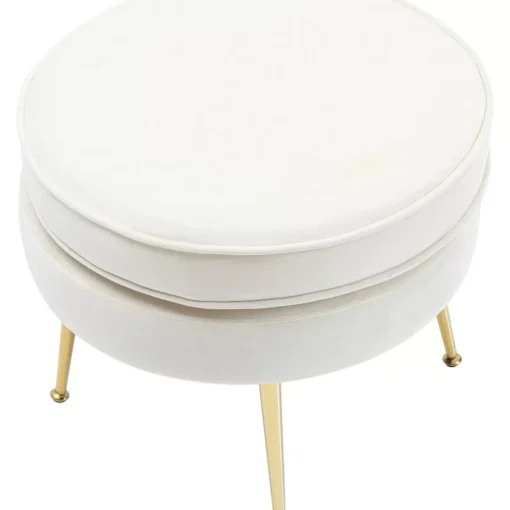 KARE Design Sitzbänke-Hocker Water Lily Beige