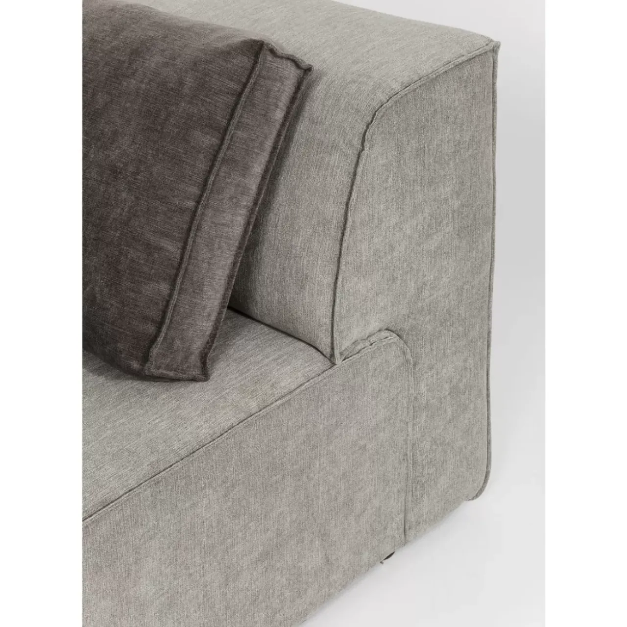 KARE Design Sofas & Couches-Infinity Ecke 100 Elements Grau Rechts