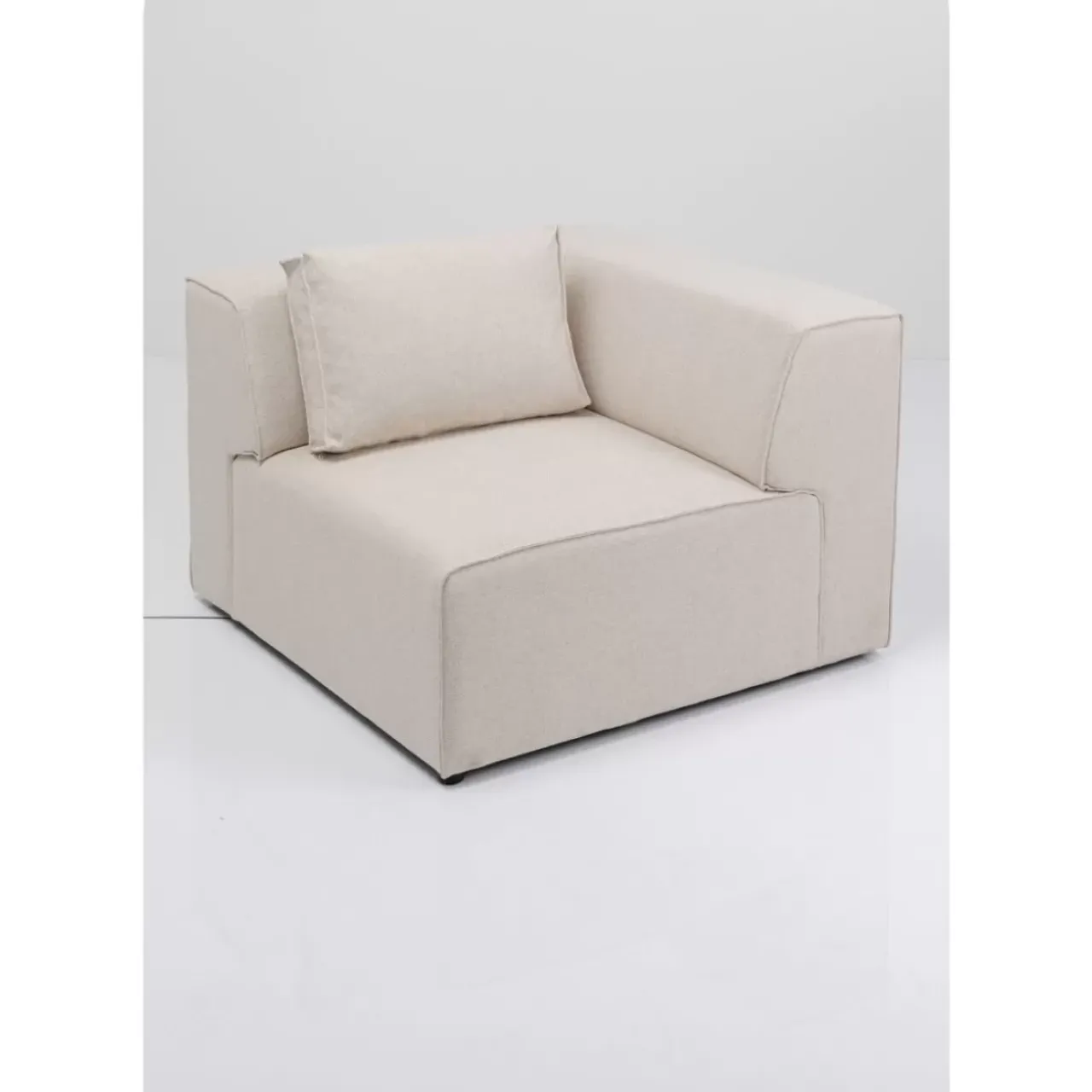 KARE Design Sofas & Couches-Infinity Ecke 100Cm Elements Creme Links