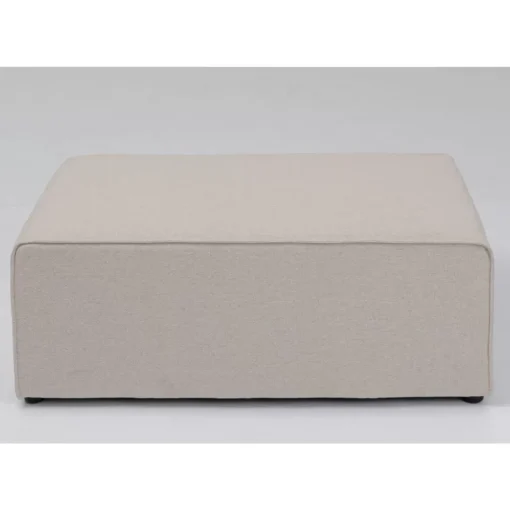 KARE Design Sitzbänke-Infinity Hocker Elements Creme 50X100Cm
