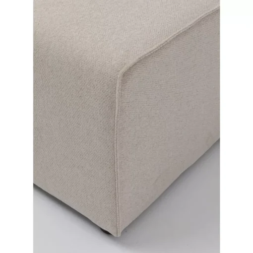 KARE Design Sitzbänke-Infinity Hocker Elements Creme 50X100Cm