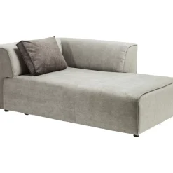 KARE Design Sofas & Couches-Infinity Ottomane Elements Grau Rechts