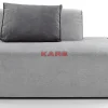 KARE Design Sofas & Couches-Infinity Ottomane Semi Elements Grau Rechts