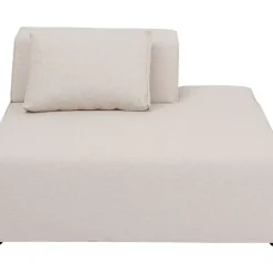KARE Design Sofas & Couches-Infinity Ottomane Semi Elements Creme Rechts 120Cm