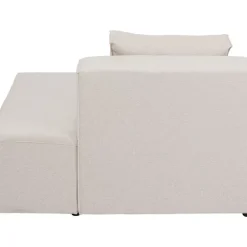 KARE Design Sofas & Couches-Infinity Ottomane Semi Elements Creme Rechts 120Cm