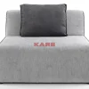 KARE Design Sofas & Couches-Infinity 2-Sitzer 100 Elements Grau