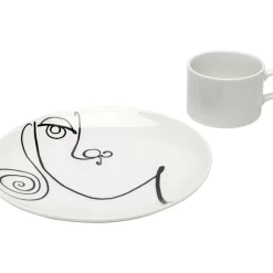 KARE Design Geschirr & Tischaccessoires-Kaffeetasse Viso Donna (2/Tlg.)