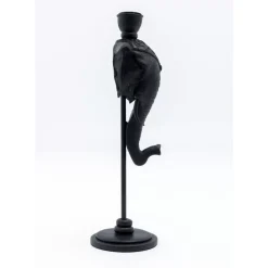 KARE Design Kerzenständer & Laternen-Kerzenständer Elephant Head Schwarz 36Cm