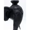 KARE Design Kerzenständer & Laternen-Kerzenständer Elephant Head Schwarz 49Cm