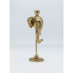 KARE Design Kerzenständer & Laternen-Kerzenständer Elephant Head Gold 36Cm
