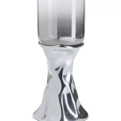 KARE Design Kerzenständer & Laternen-Kerzenständer Jade Silber 33Cm