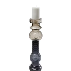 KARE Design Kerzenständer & Laternen-Kerzenständer Marvelous Duo Braun Grau 49Cm