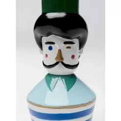 KARE Design Kerzenständer & Laternen-Kerzenständer Monsieur Mustache 16Cm