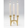 KARE Design Kerzenständer & Laternen-Kerzenständer Stacky Gold 15Cm