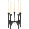KARE Design Kerzenständer & Laternen-Kerzenständer Stacky Schwarz 31Cm